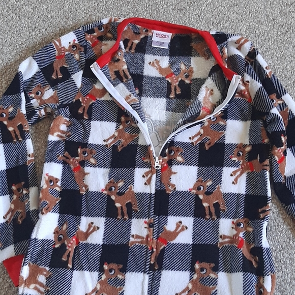 New Plush Drop Seat Holiday Union Suit. - Picture 8 of 16